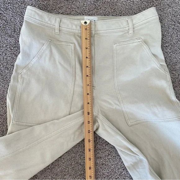 Aritzia Wilfred Free Modern Utility Pant in Gd Birch Size 6 - Picture 12 of 13
